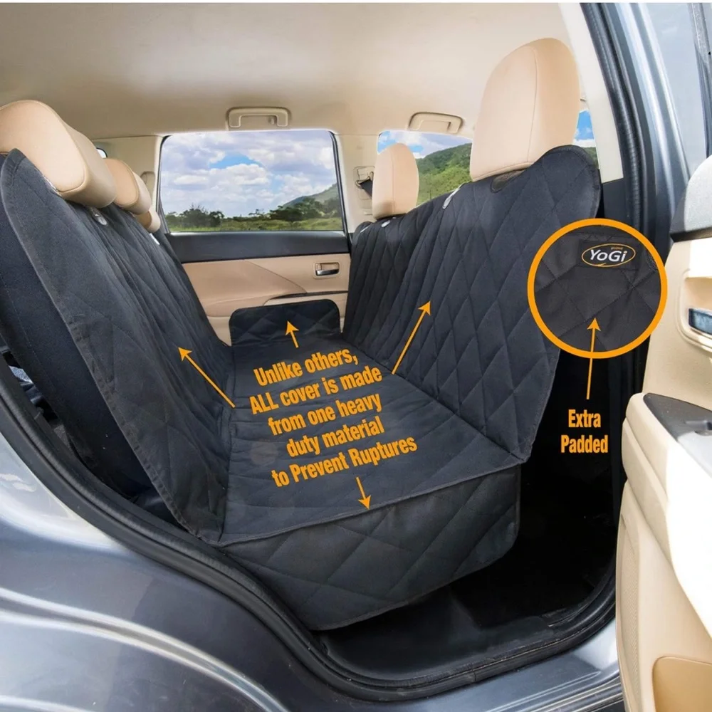 Dog Seat Cover for Back Seat, Waterproof Scratchproof Heavy Duty Pet Car /B11/